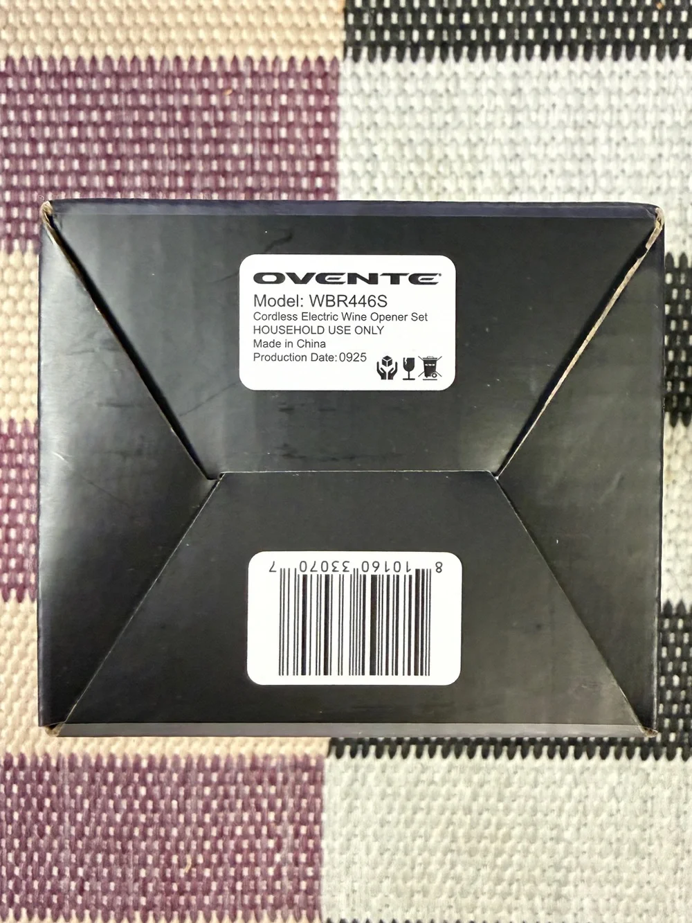 Ovente Cordless Electric Wine Opener Set